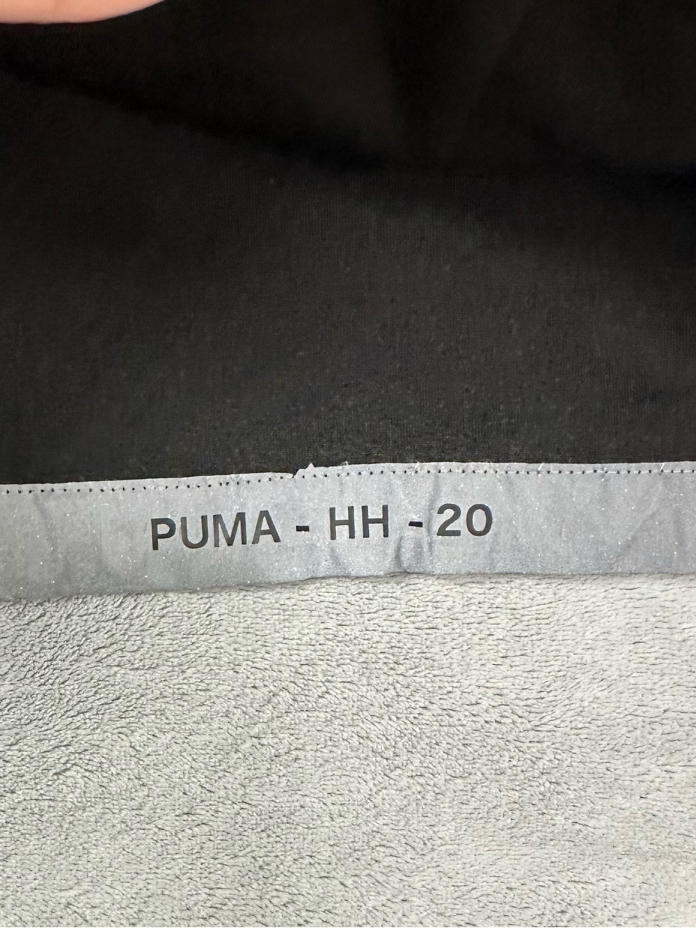 Puma x Helly Hansen Hoodie Women's M Black Cropped Reflective Tech Polar Fleece - Picture 7 of 14
